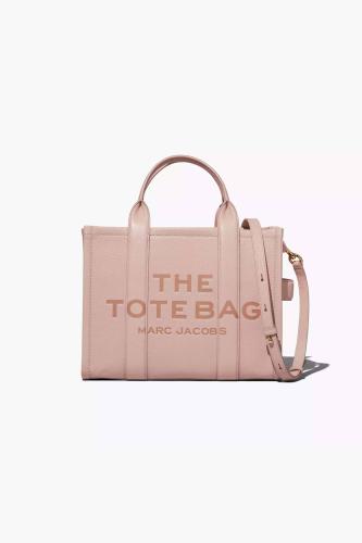 Marc Jacobs γυναικεία δερμάτινη τσάντα χειρός με logo print 